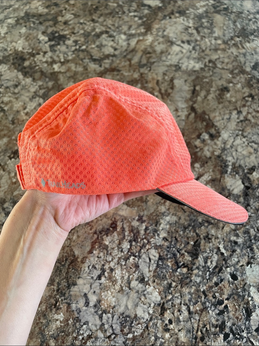 Trail Heads Lightweight Mesh Coral Pink Performance Hat OS Outdoor Hiking Casual